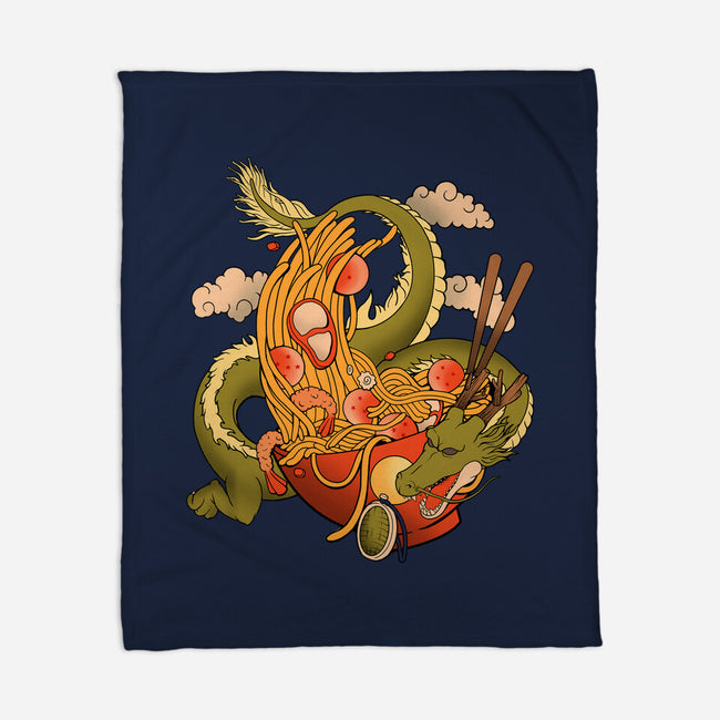 The Dragon Ramen-None-Fleece-Blanket-leepianti