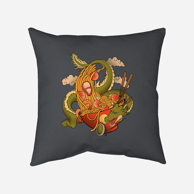 The Dragon Ramen-None-Non-Removable Cover w Insert-Throw Pillow-leepianti