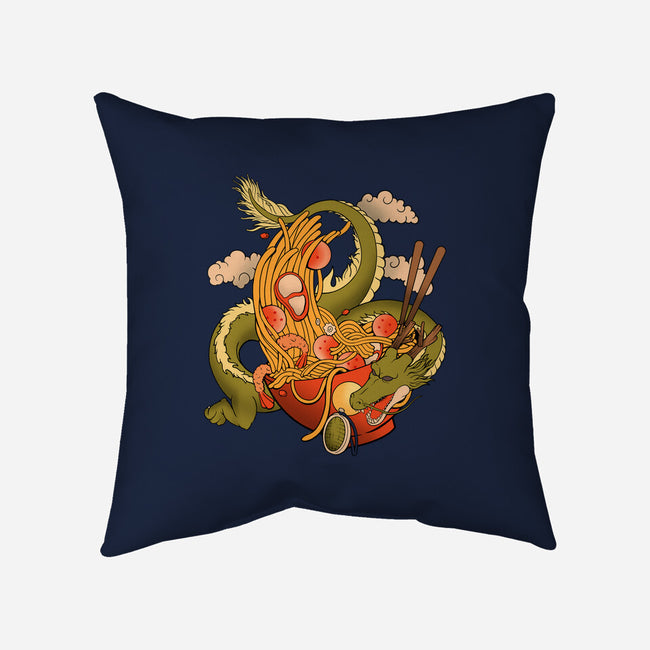 The Dragon Ramen-None-Non-Removable Cover w Insert-Throw Pillow-leepianti