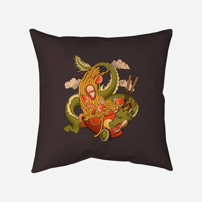 The Dragon Ramen-None-Removable Cover w Insert-Throw Pillow-leepianti