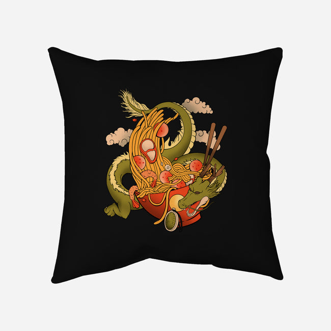 The Dragon Ramen-None-Removable Cover-Throw Pillow-leepianti