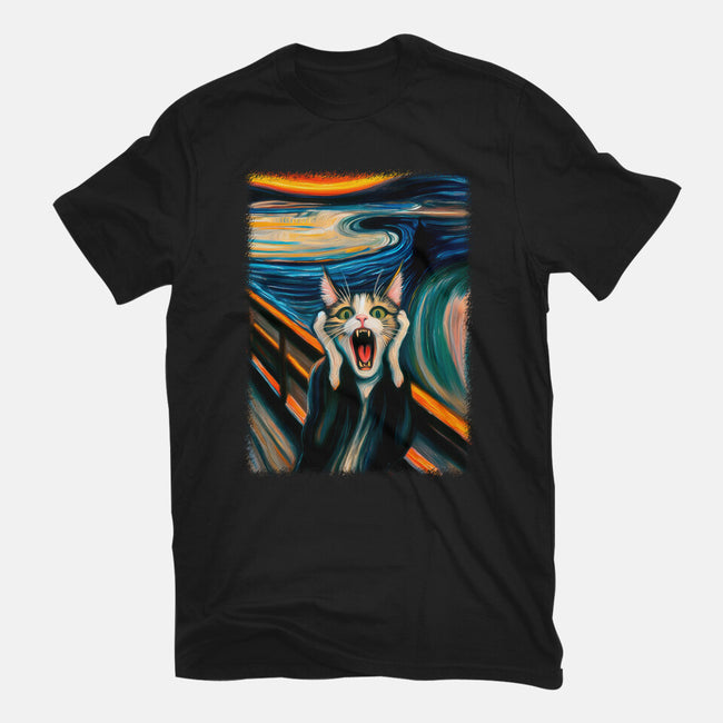 The Scream Of The Cat-Womens-Basic-Tee-ALMIKO