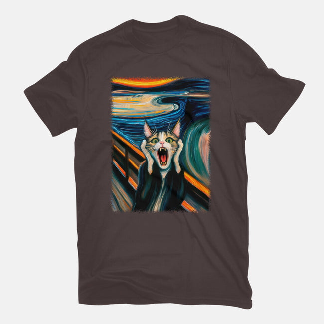 The Scream Of The Cat-Womens-Basic-Tee-ALMIKO