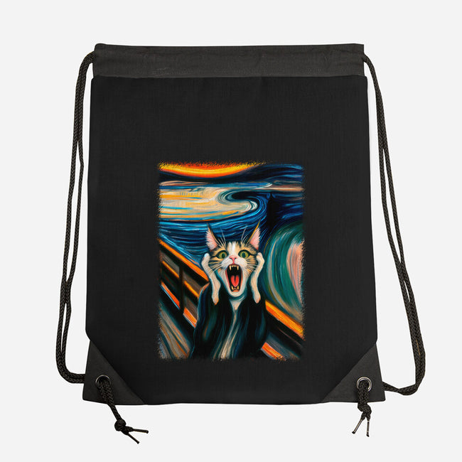 The Scream Of The Cat-None-Drawstring-Bag-ALMIKO