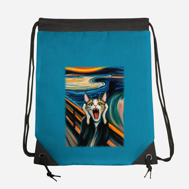 The Scream Of The Cat-None-Drawstring-Bag-ALMIKO