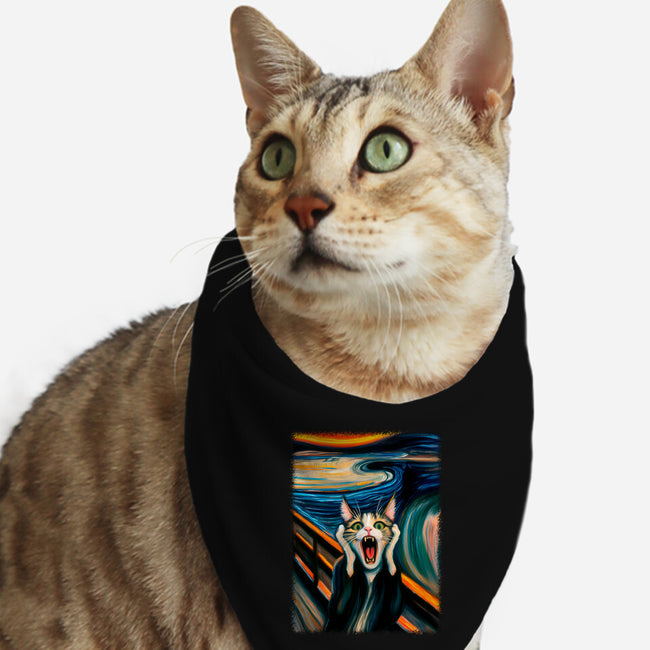 The Scream Of The Cat-Cat-Bandana-Pet Collar-ALMIKO