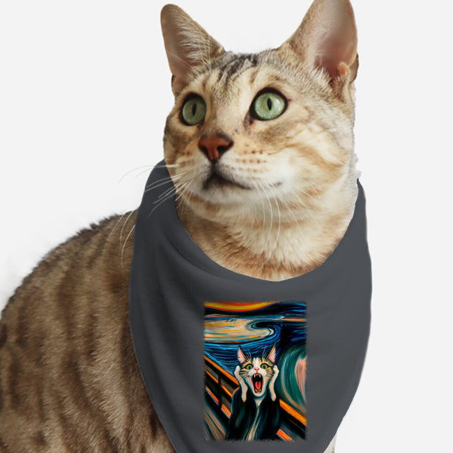 The Scream Of The Cat-Cat-Bandana-Pet Collar-ALMIKO