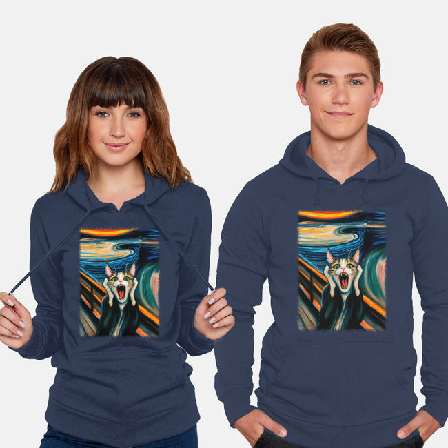 The Scream Of The Cat-Unisex-Pullover-Sweatshirt-ALMIKO