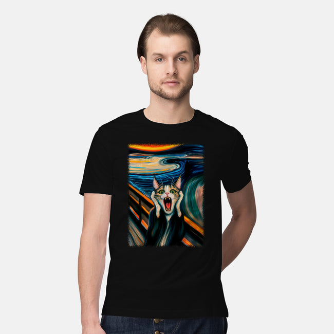 The Scream Of The Cat-Mens-Premium-Tee-ALMIKO