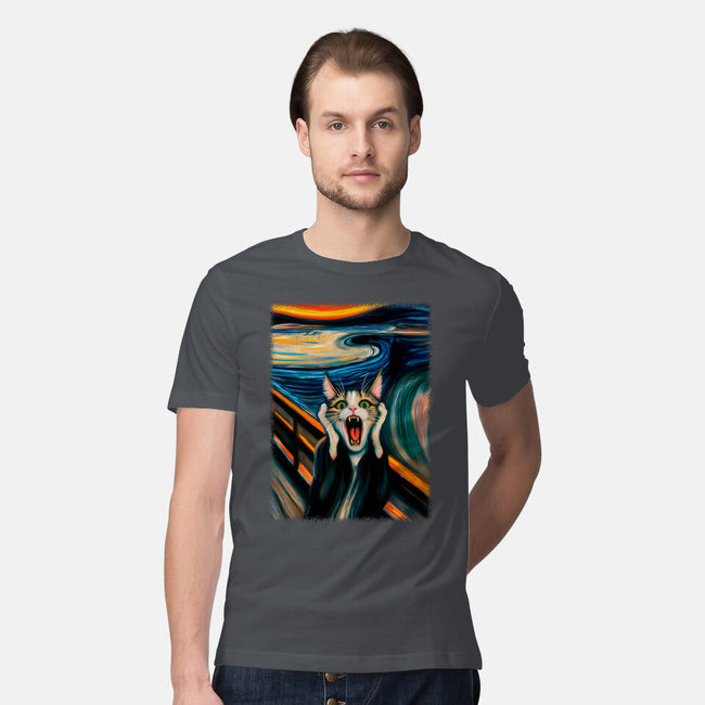 The Scream Of The Cat-Mens-Premium-Tee-ALMIKO