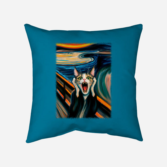 The Scream Of The Cat-None-Removable Cover w Insert-Throw Pillow-ALMIKO