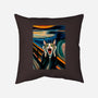 The Scream Of The Cat-None-Removable Cover-Throw Pillow-ALMIKO