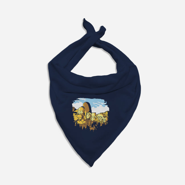 Mount Simpsons-Dog-Bandana-Pet Collar-dalethesk8er