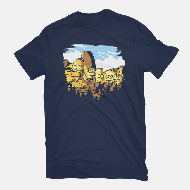 Mount Simpsons-Womens-Fitted-Tee-dalethesk8er