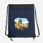 Mount Simpsons-None-Drawstring-Bag-dalethesk8er