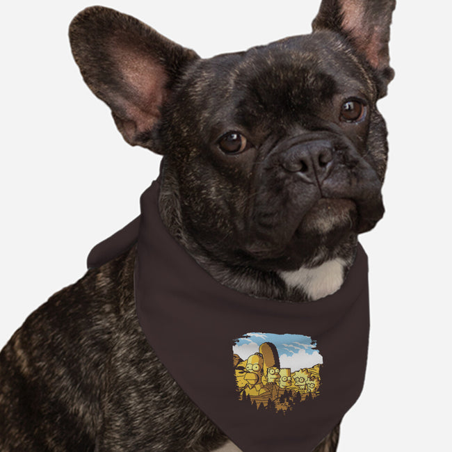 Mount Simpsons-Dog-Bandana-Pet Collar-dalethesk8er