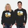 Mount Simpsons-Unisex-Crew Neck-Sweatshirt-dalethesk8er