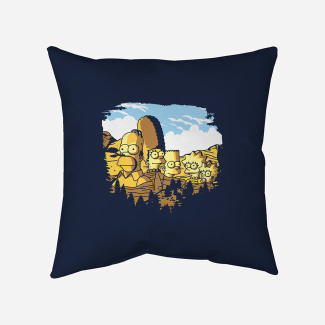 Mount Simpsons-None-Non-Removable Cover w Insert-Throw Pillow-dalethesk8er