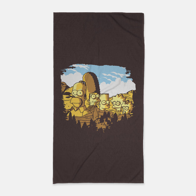 Mount Simpsons-None-Beach-Towel-dalethesk8er