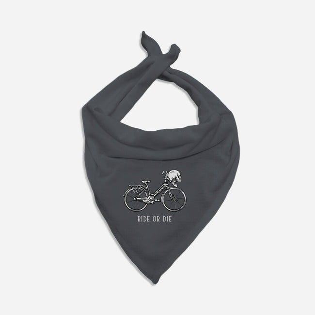 Bike Skeleton-Dog-Bandana-Pet Collar-tobefonseca