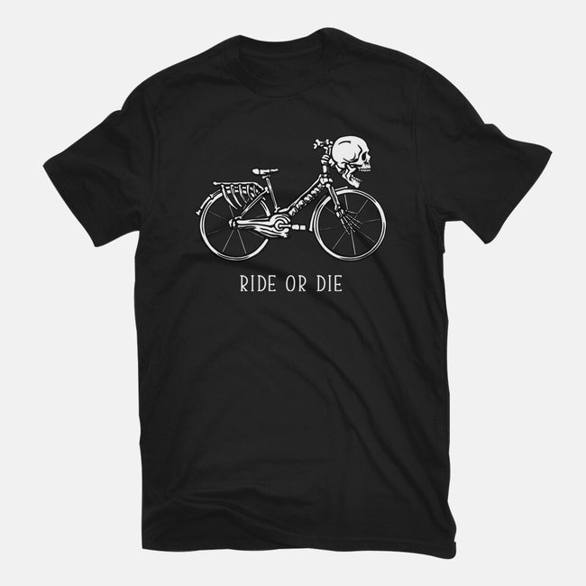 Bike Skeleton-Mens-Heavyweight-Tee-tobefonseca