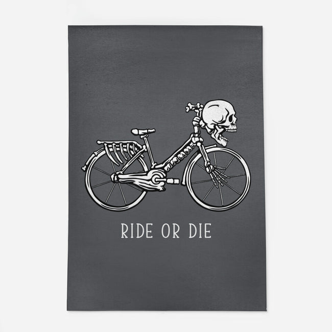 Bike Skeleton-None-Outdoor-Rug-tobefonseca