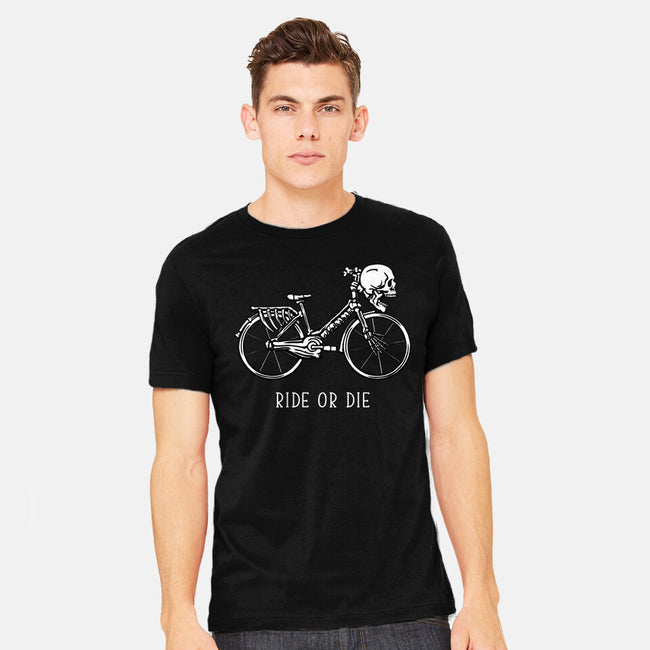 Bike Skeleton-Mens-Heavyweight-Tee-tobefonseca