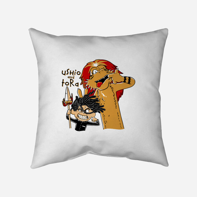 Tide And Tiger-None-Removable Cover-Throw Pillow-naomori