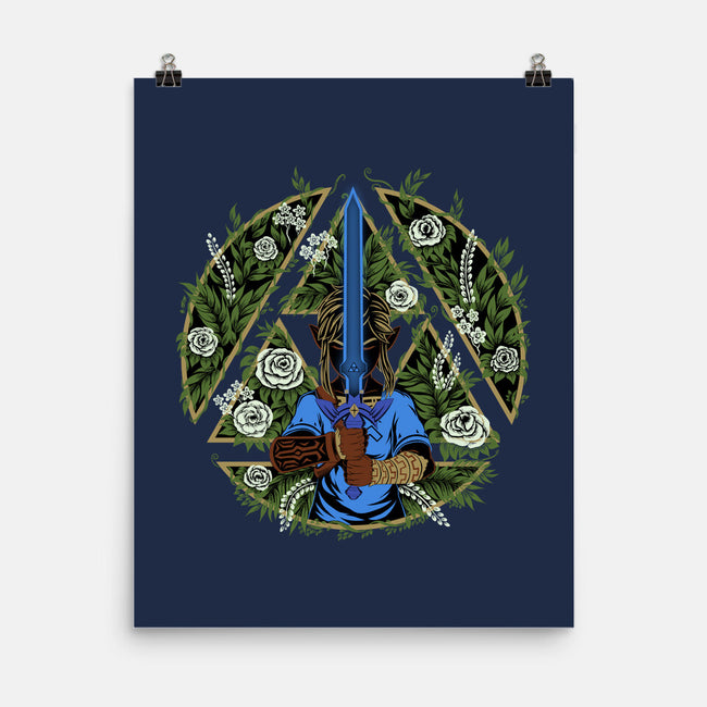 A Warrior In The Forest-None-Matte-Poster-rmatix