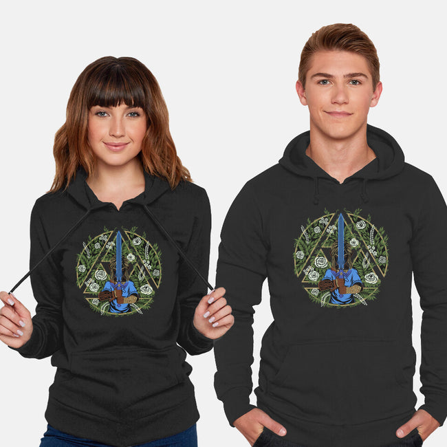A Warrior In The Forest-Unisex-Pullover-Sweatshirt-rmatix