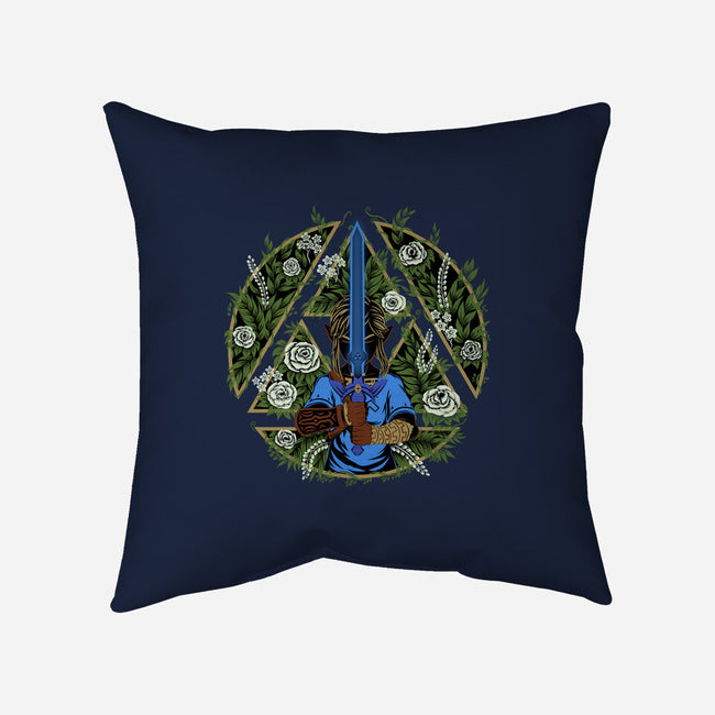 A Warrior In The Forest-None-Non-Removable Cover w Insert-Throw Pillow-rmatix