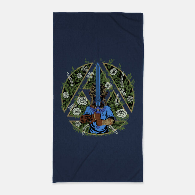 A Warrior In The Forest-None-Beach-Towel-rmatix