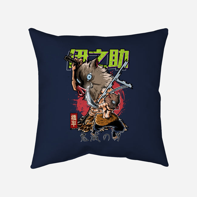 The Inosuke Blades-None-Non-Removable Cover w Insert-Throw Pillow-Diego Oliver