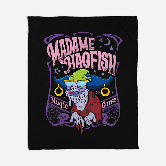 Madame Hagfish-None-Fleece-Blanket-arace