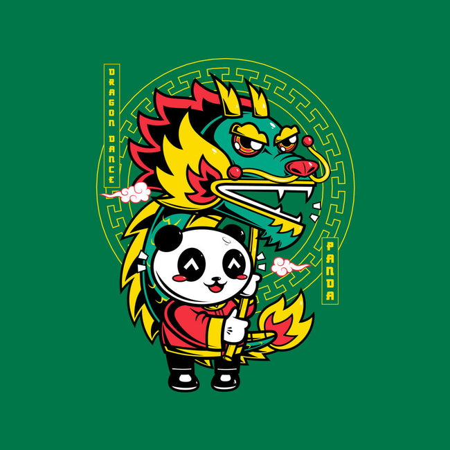 Dragon Dance Panda-Womens-Fitted-Tee-krisren28