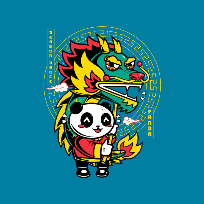 Dragon Dance Panda-None-Non-Removable Cover w Insert-Throw Pillow-krisren28