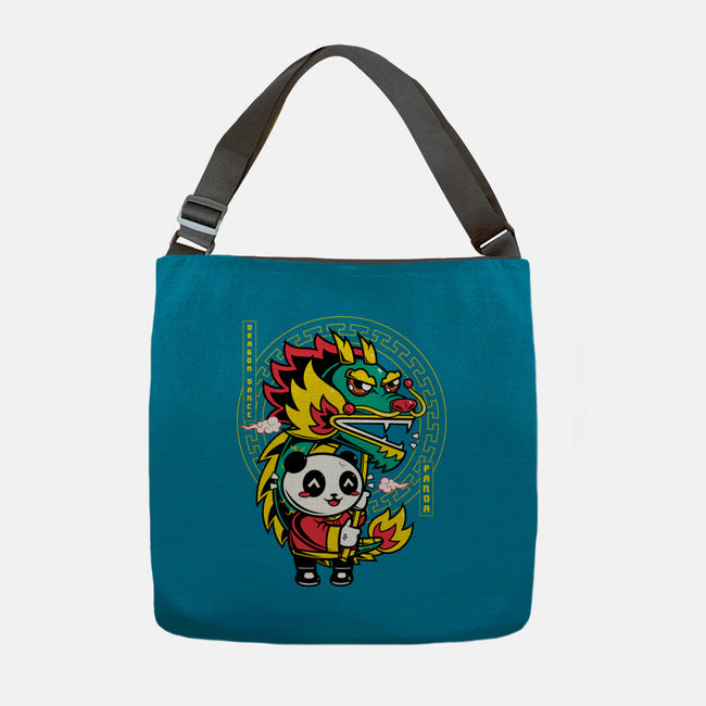 Dragon Dance Panda-None-Adjustable Tote-Bag-krisren28