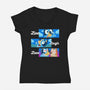 Live Laugh Love Bluey-Womens-V-Neck-Tee-Tri haryadi