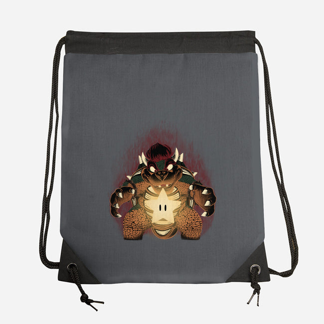 Bowser Star-None-Drawstring-Bag-rmatix