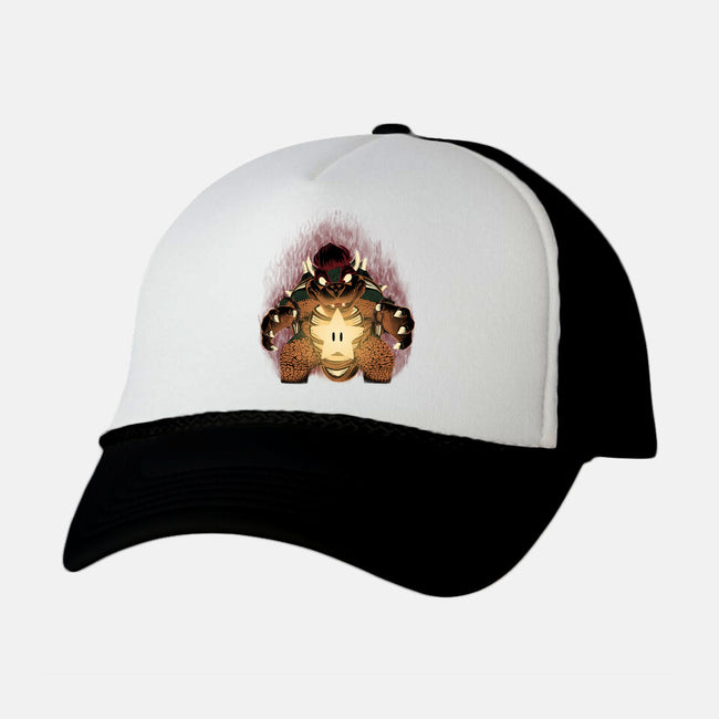 Bowser Star-Unisex-Trucker-Hat-rmatix