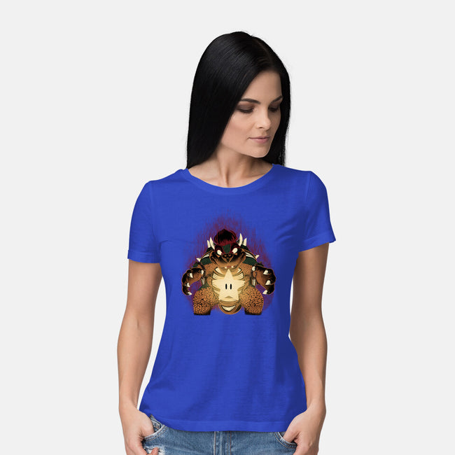 Bowser Star-Womens-Basic-Tee-rmatix