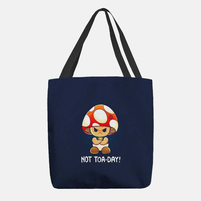 Not Happening Toaday-None-Basic Tote-Bag-Vallina84