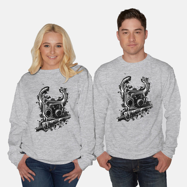 Look At My Nail-Unisex-Crew Neck-Sweatshirt-nickzzarto