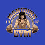 Montoya's Gym-Womens-Fitted-Tee-retrodivision