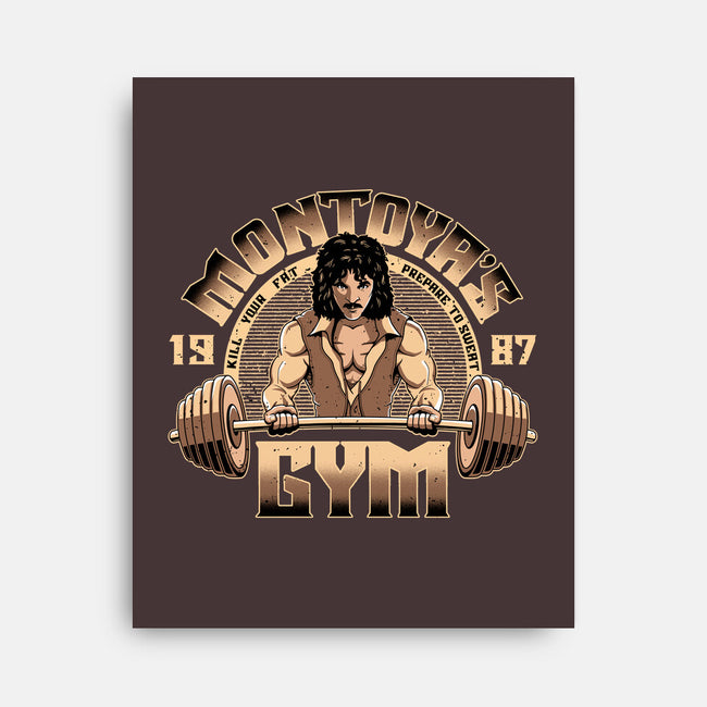Montoya's Gym-None-Stretched-Canvas-retrodivision