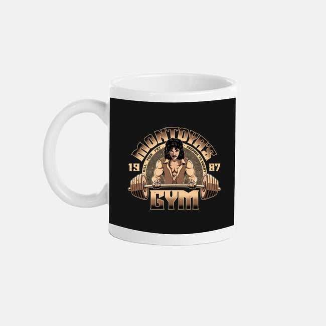 Montoya's Gym-None-Mug-Drinkware-retrodivision