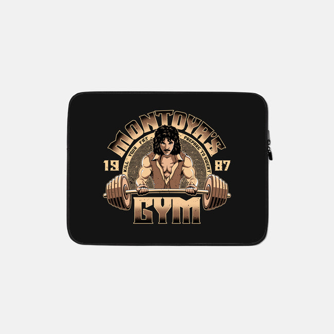 Montoya's Gym-None-Zippered-Laptop Sleeve-retrodivision