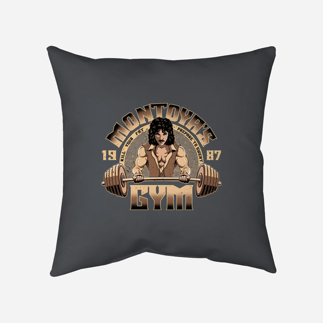 Montoya's Gym-None-Non-Removable Cover w Insert-Throw Pillow-retrodivision