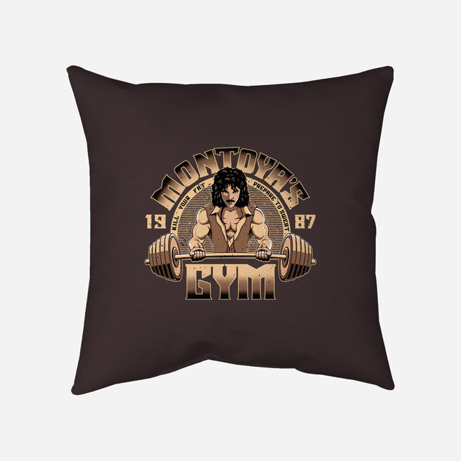 Montoya's Gym-None-Non-Removable Cover w Insert-Throw Pillow-retrodivision