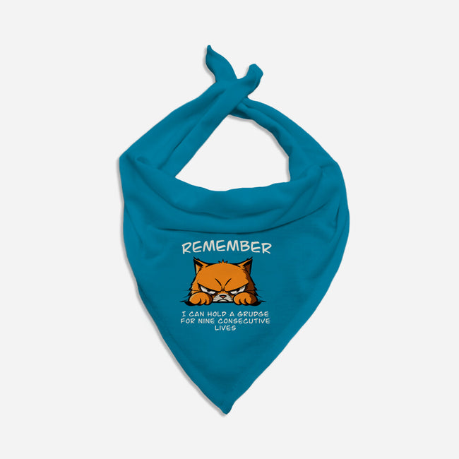 Hold A Grudge-Cat-Bandana-Pet Collar-fanfabio